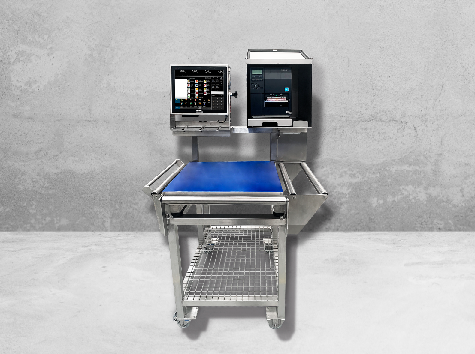 DIBAL successfully installs several mobile weighing and labelling equipments in meat manufacturer
