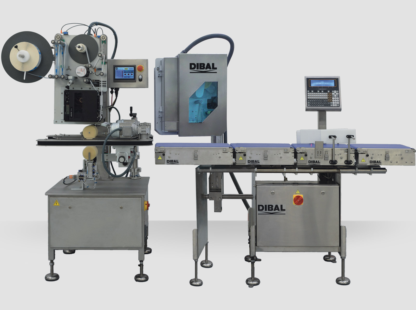Sistema de pesaje y etiquetado automático en C Dibal CLS-4000