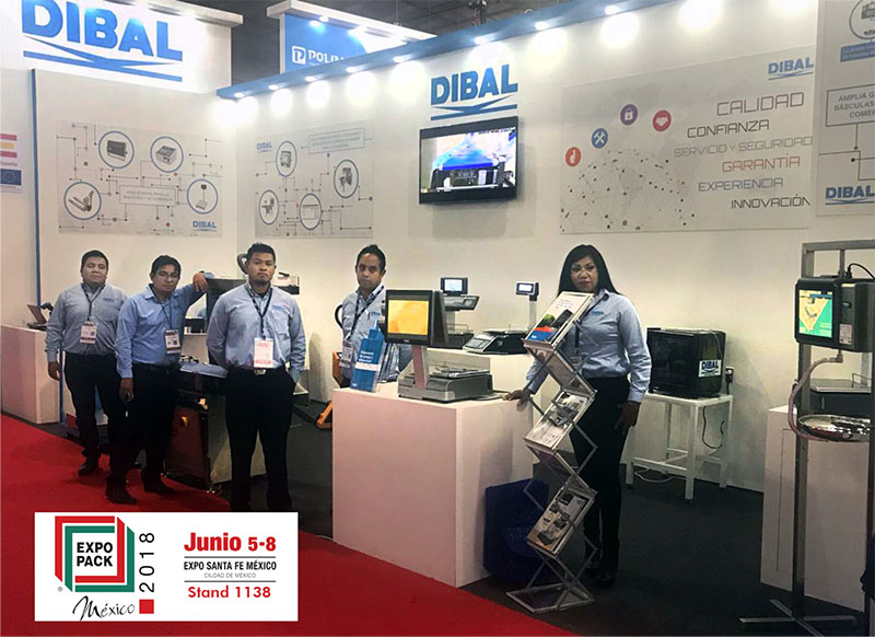 Dibal positively values its participation at the Expopack Mexico Fair