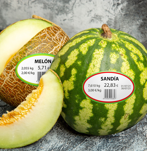 Comienza la temporada y nosotros tenemos el equipo automático de pesaje y etiquetado ideal para melones y sandías