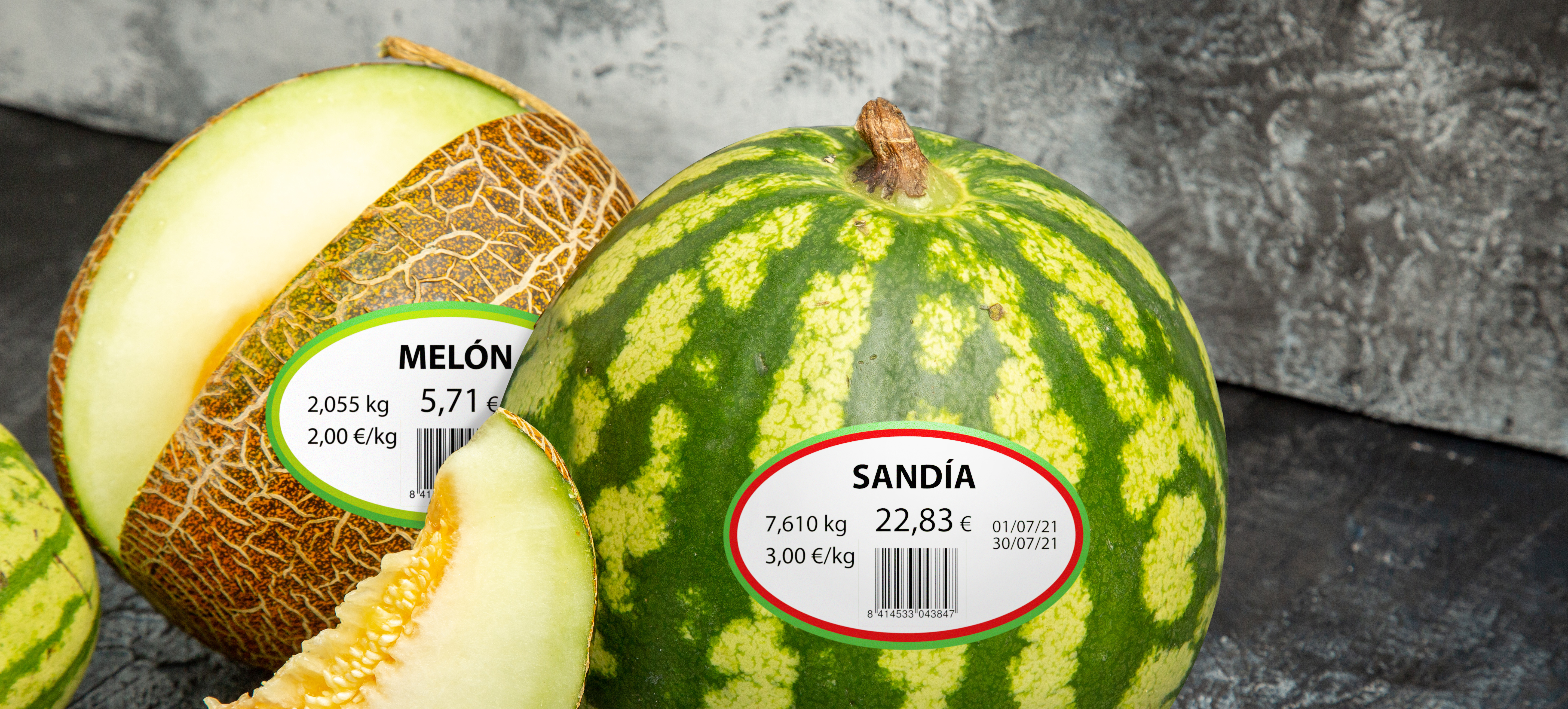 Comienza la temporada y nosotros tenemos el equipo automático de pesaje y etiquetado ideal para melones y sandías