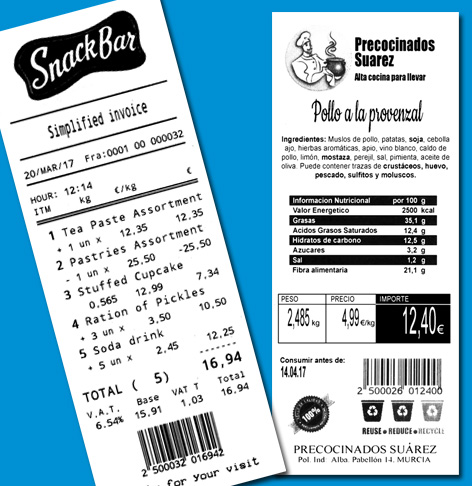 New fonts in receipts and labels of D-900 Series and 500 Range scales