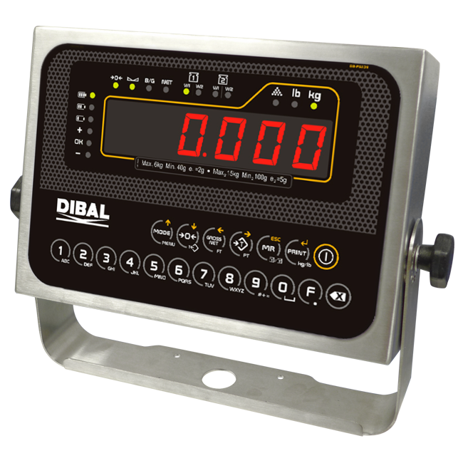 Indicador de peso Dibal modelo DMI-620