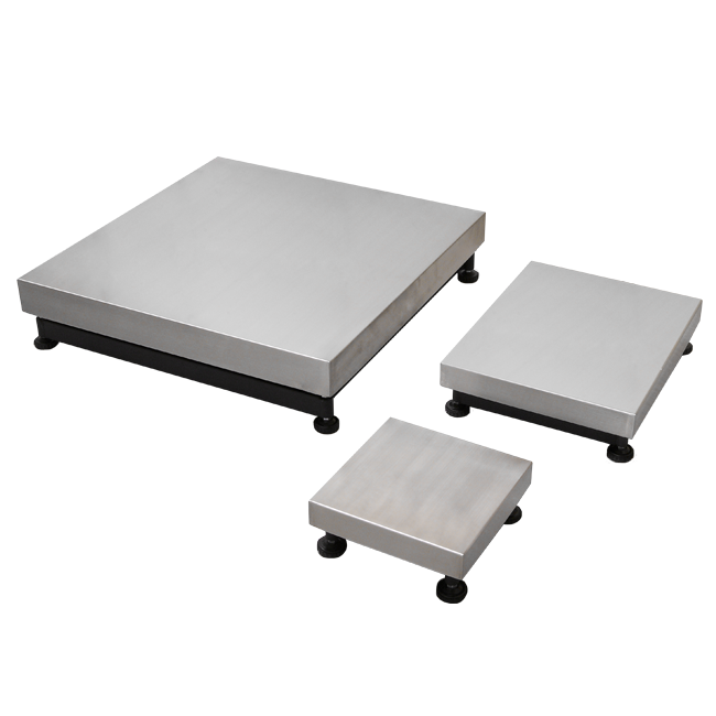 Single load cell or 4 cells platforms