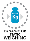 Dynamic or static weighing