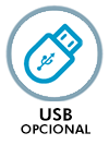 USB opcional